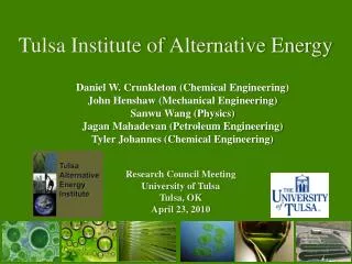 Tulsa Institute of Alternative Energy