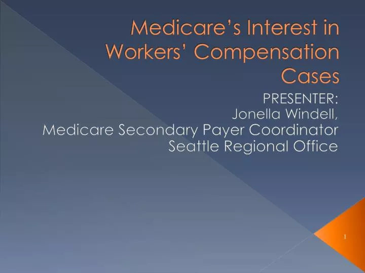 medicare s interest in workers compensation cases