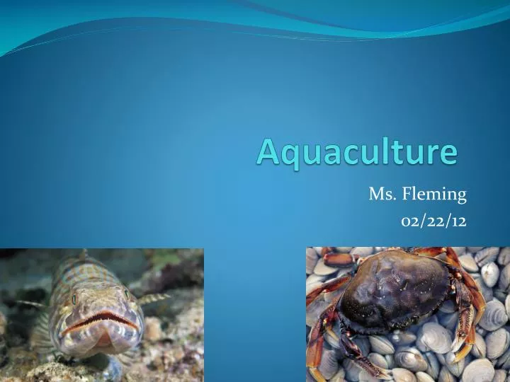aquaculture