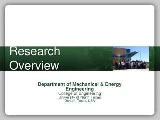 Research Overview