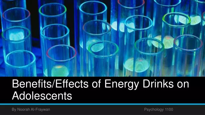 benefits effects of energy drinks on adolescents