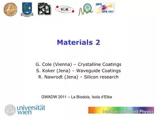 Materials 2