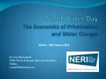 World Water Day The Economics of Privatisation and Water Charges