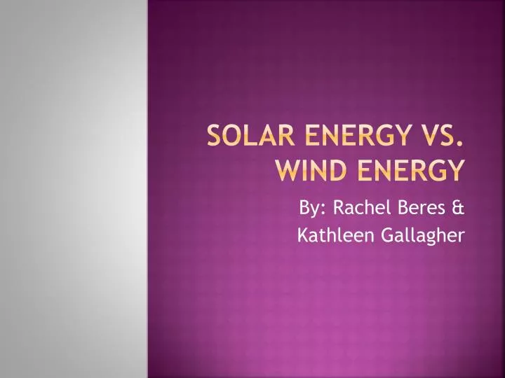 solar energy vs wind energy