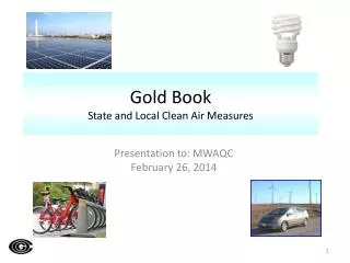 Gold Book State and Local Clean Air Measures