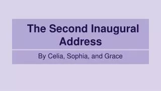 The Second Inaugural Address