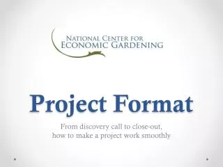 Project Format