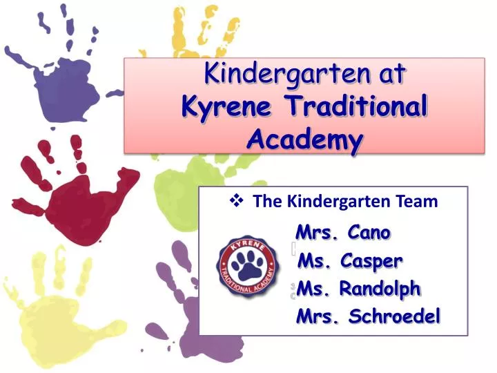 kindergarten at kyrene traditional academy