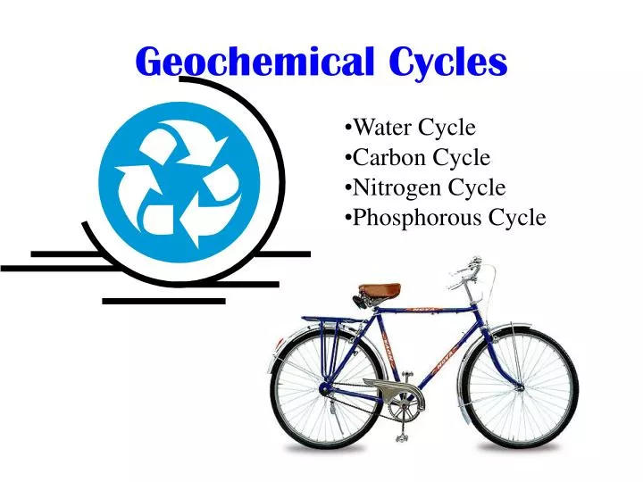 geochemical cycles