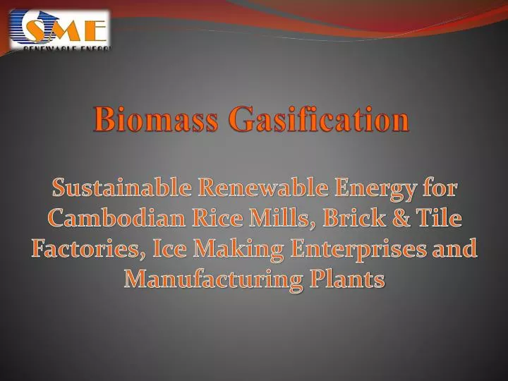 biomass gasification