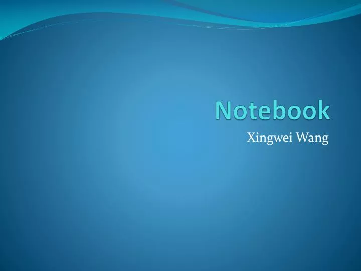 notebook