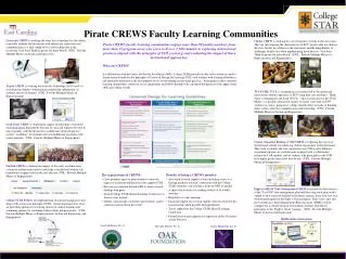 Pirate CREWS Faculty Learning Communities
