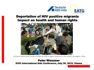 Deportation of HIV positive migrants Impact on health and human rights