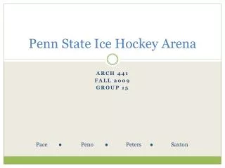Penn State Ice Hockey Arena