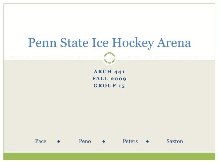penn state ice hockey arena