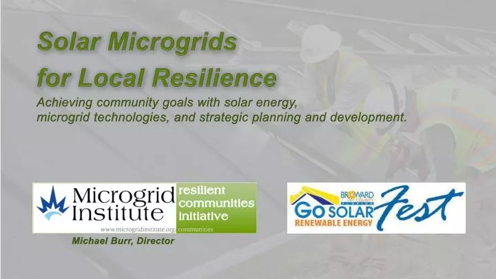 Sustainable Resilient Energy Empowers Community Microgrids