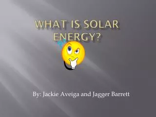 what is solar energy