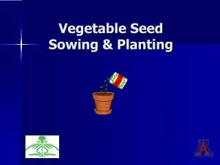 Vegetable Seed Sowing &amp; Planting
