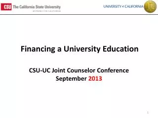 Financing a University Education