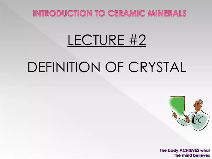 introduction to ceramic minerals