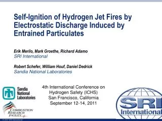 Self-Ignition of Hydrogen Jet Fires by Electrostatic Discharge Induced by Entrained Particulates