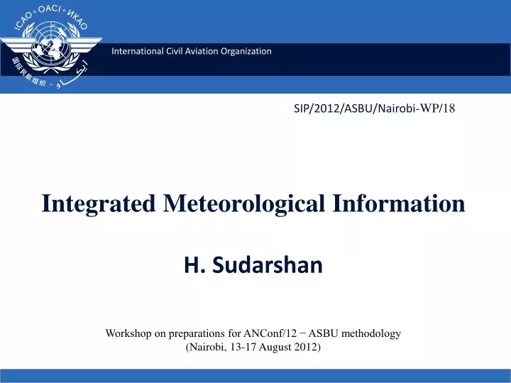 integrated meteorological information h sudarshan
