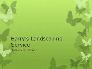 Barry’s Landscaping Service