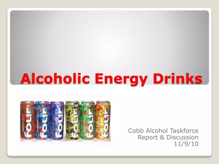 alcoholic energy drinks