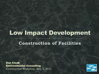Low Impact Development