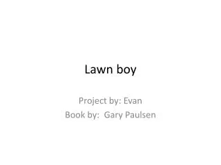 Lawn boy
