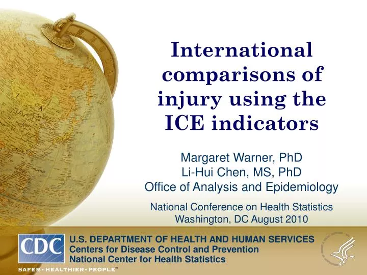 international comparisons of injury using the ice indicators