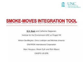 SMOKE-MOVES Integration Tool