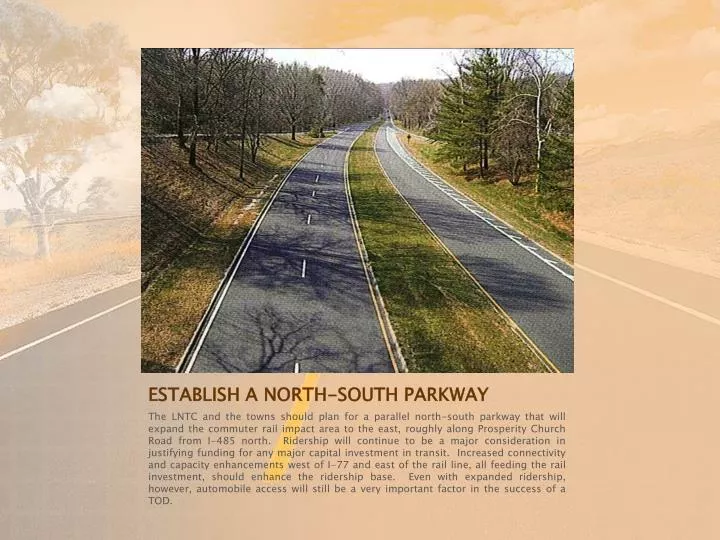 establish a north south parkway
