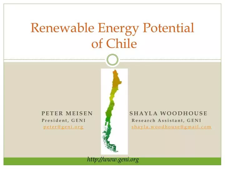 renewable energy potential of chile