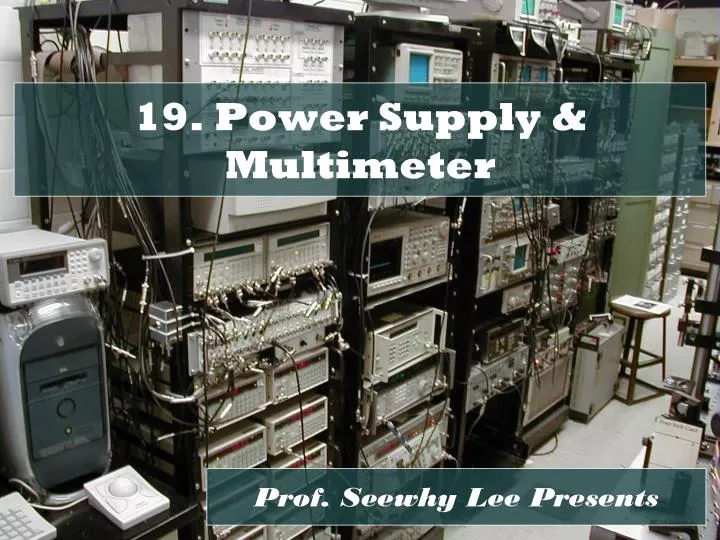 19 power supply multimeter