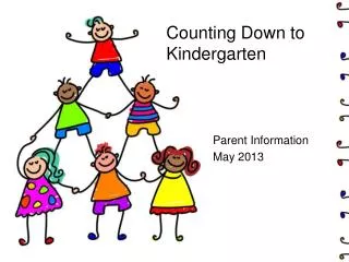 Counting Down to Kindergarten