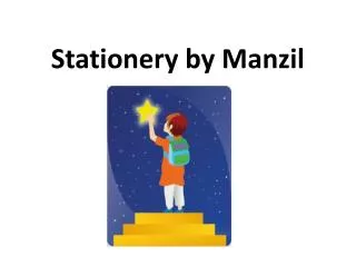 Stationery by Manzil