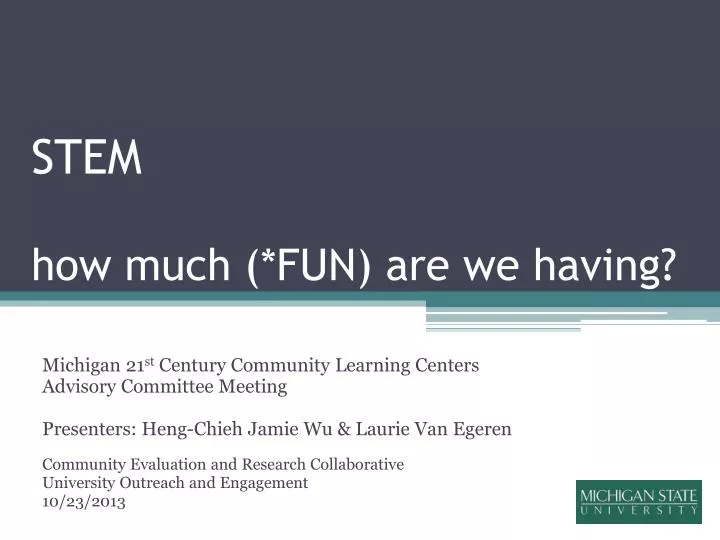 stem how much fun are we having