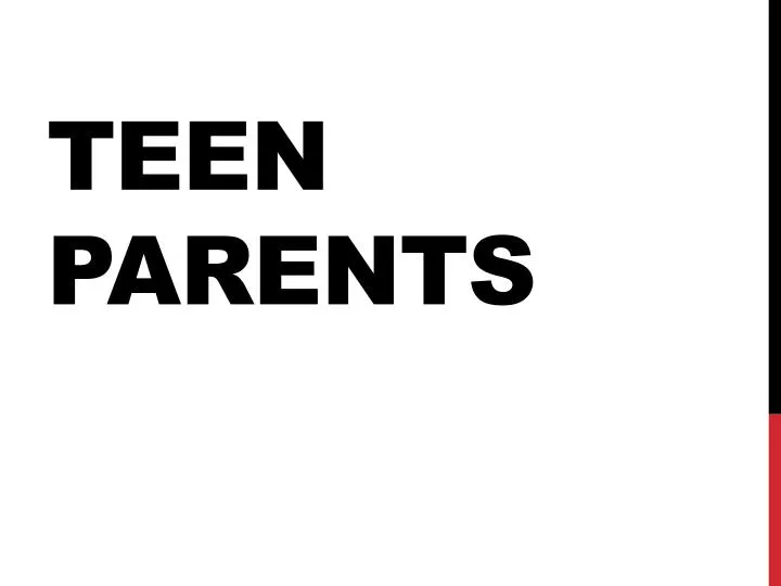 teen parents