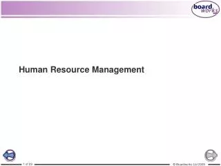 human resource management