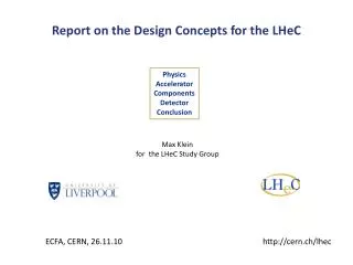 Report on the Design Concepts for the LHeC