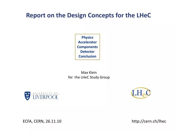 report on the design concepts for the lhec