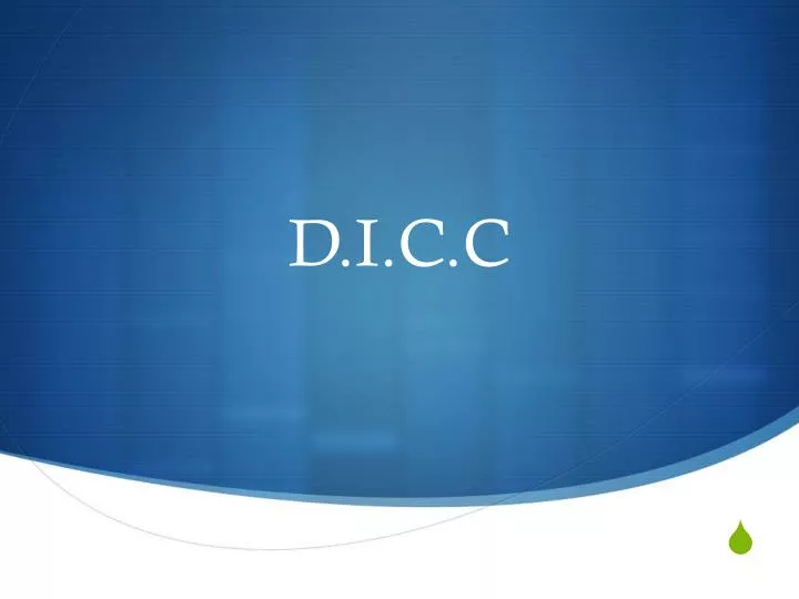 d i c c
