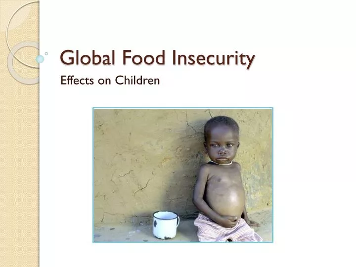 global food insecurity