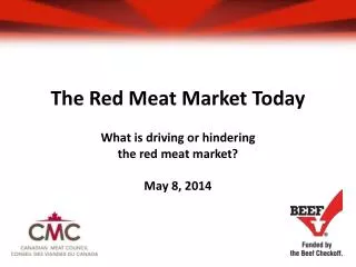 The Red Meat Market Today
