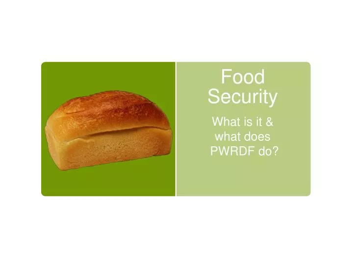 food security