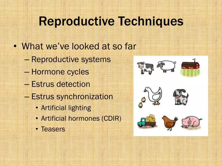 reproductive techniques