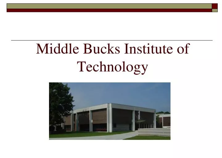 middle bucks institute of technology