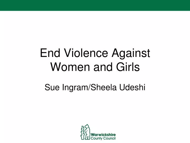 end violence against women and girls
