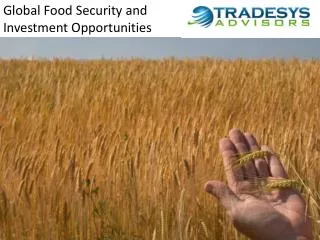Global Food Security and Investment Opportunities